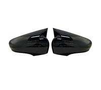 Copri Specchietto Auto Per Clio 4 Mk4 2012-2019 Nero Lucido Fibra Carbonio Auto Ala Laterale Copertura Specchio Retrovisore Tappo Bat Copertura Specchio Retrovisione Guscio Specchietto Laterale (Colo