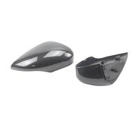Copri Specchietto Auto Per Ford Per Fiesta MK7 2008-2019 2x Copri Specchietti Retrovisori Laterali In Fibra Di Carbonio Nero Lucido Ricambio Specchio Calotta Laterale(Carbon Fiber Look)