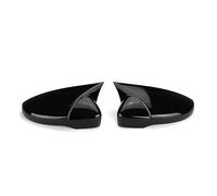 Copri Specchietto Guscio Calotte 2X Ala Laterale Copertura Dello Specchio Tappi Per VW Per JETTA MK6 Per Passat B7 Per Scirocco Per Beetle Per EOS Copertura Specchio Retrovisore(Glossy Black)