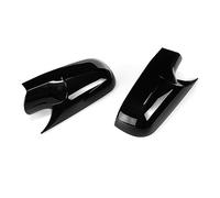 Copri Specchietto Guscio Calotte 2x Tappo Specchietto Retrovisore Auto Specchi Retrovisori Laterali Retromarcia Coperchio Alloggiamento Per Megane 2 MK2 2002-2009 Bat(Glossy Black)