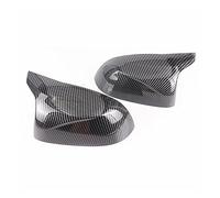 Copri Specchietto Guscio Calotte Auto Car Rear View Side Mirror Cover Trim Per BMW F25 Per X3 F26 Per X4 F15 Per X5 F16 Per X6 2014 2015-2018 Bright Black Carbon Fiber Style(2)
