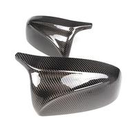 Copri Specchietto Guscio Calotte Fibra Carbonio/ABS 2x Copertura Dello Specchio X5 X6 Car Side Specchietto Retrovisore Tappo Borsette Ricambio Per BMW X5 X6 E70 E71 2007-2013(Aspetto in fibra di carbo