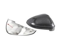 Copri Specchietto Laterale Per A4 B9 Per Quattro Per Sline A5 S5 RS5 Sportback Side Assist 2x Calotte Copri Specchietti Retrovisori Laterali In Fibra Di Carbonio Nere(Carbon no assist)