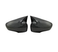 Copri specchietto laterale Per Clio 4 IV 2012-2019 Bat Side Mirror Cover Car Accessories RS GT Gloss Piano Black Tuning Bat Design Wing Mirror Shell(Modello fibra carbonio)