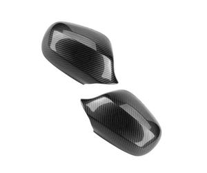 Copri Specchietto Laterale Per E90 E91 E92 E93 LCI 2009-2012 ABS Con Motivo Carbonio Nero Calotta Specchietto Retrovisore Sinistro + Destro 51167205291(Carbon pattern)