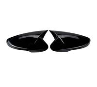 Copri specchietto laterale Per Hyundai Per Veloster 2012-2017 Gloss Black Stick On Wing Mirror Trim Adesivo durevole Copertura dell'alloggiamento dello specchio