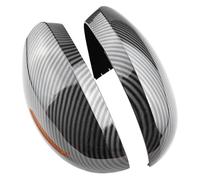 Copri Specchietto Laterale Per VW Per Tiguan 2009 2010 2011 2012 2013 2014 2015 2016 2017 Copertura Laterale Posteriore Coperchio Alloggiamento Parafango(Carbon black)