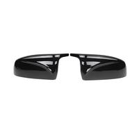 Copri Specchietto Per BMW Per E70 Per E 70 Per X5 Per E71 Per X6 Per E72 Parti Nero Fibra Carbonio ABS Auto Porta Laterale Specchietto Retrovisore Tappo Di Copertura Calotte Specchio(Black)