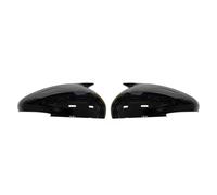 Copri specchietto retrovisore adatto per Citroen C4L 2013-2016 adesivo per specchietto retrovisore laterale esterno porta posteriore (carbonio) (nero lucido)