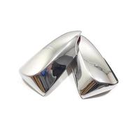 Copri Specchietto Retrovisore Laterale In ABS Carbonio E Cromo Per Toyota Per Venza Per Auris 2013 2014 2015 2016 2017 Set Da 2 Pezzi Ricambi Auto(Chrome mirror)