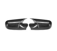 Copri Specchietto Retrovisore Laterale Per Renault Per Megane 2 MK2 2002-2009 Adesivo Per Parafango Modanatura Esterna Della Portiera HGMGFYCX(Carbon Fiber Look)