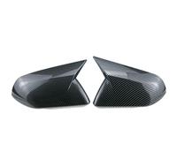 Copri Specchietto Retrovisore Per Ford Per Mustang 2015-2024 Copertura Specchietto Retrovisore Laterale Versione Americana Auto Coppia Calotte Specchio(With light-Carbon)