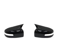 Copri Specchietto Retrovisore Per Per Lancer Per X 10 Per EX Per EVO 2013-2016 Calotta Copri Specchietto Retrovisore Laterale Nera Carbonio Tappi Specchietti(Gloss Black)