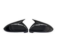 Copri Specchietto Retrovisore Per VW Per MK7 Per MK7.5 Per Facelift Per GTI Per GTD Per R Per Line Custodia Specchietto Retrovisore Guscio Auto Coppia Calotte Specchio(Glossy Balck)