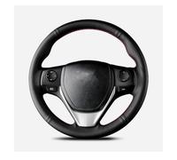Copri Sterzo Macchina Coprivolante Fai Da Te In Similpelle Nera Per Auto Per Toyota Per Camry 2015 2016 2017 Per Avalon 2013-2018(Rosso)