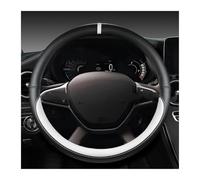 Copri Sterzo Macchina Coprivolante In Pelle PU Per Dacia Per Spring Per Sandero Per Stepway Per Accessori Auto(BIANCO)