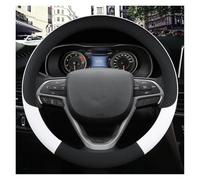Copri Sterzo Macchina Coprivolante In Pelle PU Per Jeep Per Commander Per PATRIOT Per COMPASS Per RENEGADE Per Grand Per Cherokee Per Wrangler(BIANCO)