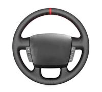 Copri Sterzo Macchina Coprivolante In Similpelle Nera Fai Da Te Per Peugeot Per Boxer Per Ram Per Master(Blu)