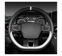 Copri Sterzo Macchina Coprivolante Per Auto Per Citroen C4 Per Cactus D Type Steering Wheel(BIANCO)