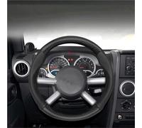 Copri Sterzo Macchina Coprivolante Per Jeep Per Compass Per Wrangler Jk Jl Per Renegade Per Grand Per Cherokee(Black Leather L)