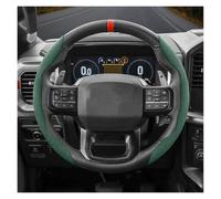Copri Sterzo Macchina Per Ford Per Fiesta Per Mondeo Per Ranger Per Kuga Per Transit Per Custom Per Puma Per Fusion Per Mk8 Coprivolante In Pelle Scamosciata(Green O 2-P)