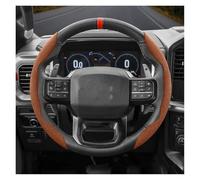 Copri Sterzo Macchina Per Ford Per Fiesta Per Mondeo Per Ranger Per Kuga Per Transit Per Custom Per Puma Per Fusion Per Mk8 Coprivolante In Pelle Scamosciata(Brown O 2-P)
