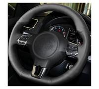 Copri Sterzo Macchina Per Golf 6 Per GTI Per MK6 Per VW Per Polo Per Scirocco R Per Passat Per CC 2010 Coprivolante Per Auto Nero(Rosso)