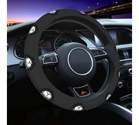 Copri Sterzo Skull Sierra Leone Flag Deep Heather Volante Dell Auto Copri | Camion 2 pezzi Durevole Coprivolante Auto Per Tutte Le Stagioni Volante Cover SUV Per Uomini E Donne