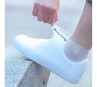 Copri Stivali Da Pioggia Per Bambini Stivali Da Pioggia Copri Piedi In Silicone Per Adulti Con Fondo Spesso Resistente All'usura Facile Da Pulire, Può Essere Utilizzato Più Volte (S-L, 3 Taglie)