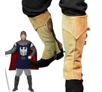 Copri-stivali, regolabile, vintage, cavaliere, cosplay, uomo, per festival, scuola, rinascimento, festa, cosplay, falò, gotico, autunno, foto