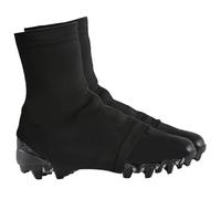 Copri-tacchette da calcio 1 paio di ghette da calcio antiscivolo ed elastiche che tengono lontana la sabbia Copri-tacchette multiuso per hockey, baseball, nero, borse per scarpe