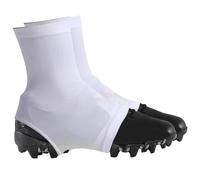 Copri-tacchette da calcio 1 paio di ghette da calcio antiscivolo elastiche ed elastiche che tengono lontana la sabbia Copri-tacchette multiuso per hockey, baseball, ghette bianche