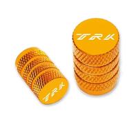 Copri-tappi per pneumatici auto Per Benelli TRK 502 502X Tutto L'anno Accessori Moto CNC In Alluminio Valvola della gomma della ruota Tappi dello stelo Coperture ermetiche(Golden)