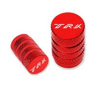 Copri-tappi per pneumatici auto Per Benelli TRK 502 502X Tutto L'anno Accessori Moto CNC In Alluminio Valvola della gomma della ruota Tappi dello stelo Coperture ermetiche(Red)
