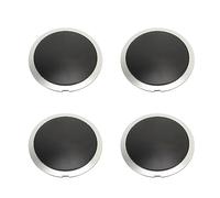 Copri Tappo Centrale Cerchione, Coprimozzo Ruota 4 Pezzi Facile da Installare 68078421AB per 500 Dal 2007 Al 2019 (Lettera rossa del cerchio bianco)