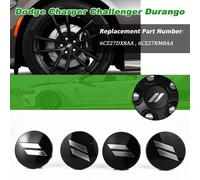 Copri tappo centrale mozzo ruota 4 pezzi per Dodge Charger Challenger 63mm nero