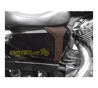 Copri tappo serbatoio olio cuoio marrone per Harley Davidson Sportster XL > 1994