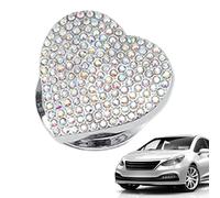 Copri tasti di, con strass scintillanti, per auto, simpatica fermata di avviamento, per chiavi di avviamento, interni a forma di cuore per veicoli
