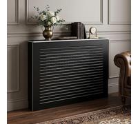 Copri Termosifone, Copertura Termosifone, Struttura Decorativa Radiatore | Struttura a mortasa e tenone, griglia a lamelle traspirante, funzioni espositive per salotto(L60 x H70 x D20 cm)