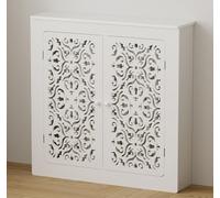 Copri Termosifone Moderno,Copri Termosifoni in legno,Copertura Termosifone,Mensola Copritermosifone,Copricaloriferi Bianco Mobiletto,Copri Calorifero Mensola per Radiatore,per Casa Ufficio(L90*H80*W20