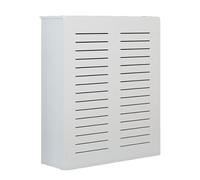 Copri Termosifone Moderno, Copritermosifone In Legno MDF, Copritermosifone In Legno Bianco Per Caloriferi E Radiatori, Copri Termosifone Con Mensola Ripiano Superiore(40*80*15cm/16*31.5*6in)