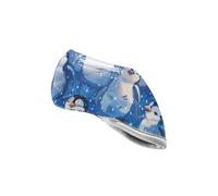 Copri testa a forma di pinguino bianco per mazze da golf, robusta copertura per putter a lama per la maggior parte dei putter a lama