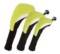 Copri testa da golf - Set da 3 pezzi Custodia per driver in rete, Equipaggiamento protettivo per collo lungo, Traspirabilità antigraffio e anti-danno, Viaggi per tornei su campo pratica, Appassionati