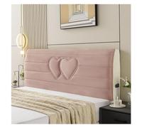 Copri Testata Letto Matrimoniale Copertura for testata del letto trapuntata in velluto all-inclusive. Copertura for testiera antipolvere corta in peluche(Pink,W180 x H60cm)