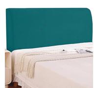Copri Testata Letto Matrimoniale/Singolo/una piazza e mezza, Coprispalliera Letto Elasticizzata, Universale Copertura Copri Testiera Letto Lavabile, Headboard Cover Antipolvere(Peacock blue,120 CM)
