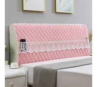 Copri Testata Letto Per Letto Singolo,matrimoniale,king Size Semplice Copritestata Antipolvere Copertura Testiera Letto Con Tasche Decorazione Moderna Per Camera Da Letto-Pink||65 * 200cm