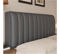 Copri Testata Letto Universale, Addensare Anti-Graffio Anti-Polvere Copertura Testiera Letto Matrimoniale Tessuto in Pelle Testiera Lavabile Copri Antipolvere in Cover(Dark Gray,180x60cm/71x24in)