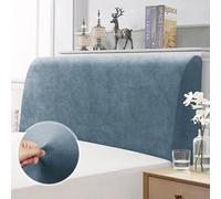 Copri testata Testiere Spalliera Letto Elasticizzata Velluto Liscio Tinta Unita