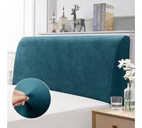 Copri testata Testiere Spalliera Letto Elasticizzata Velluto Liscio Tinta Unita