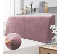 Copri testata Testiere Spalliera Letto Elasticizzata Velluto Liscio Tinta Unita